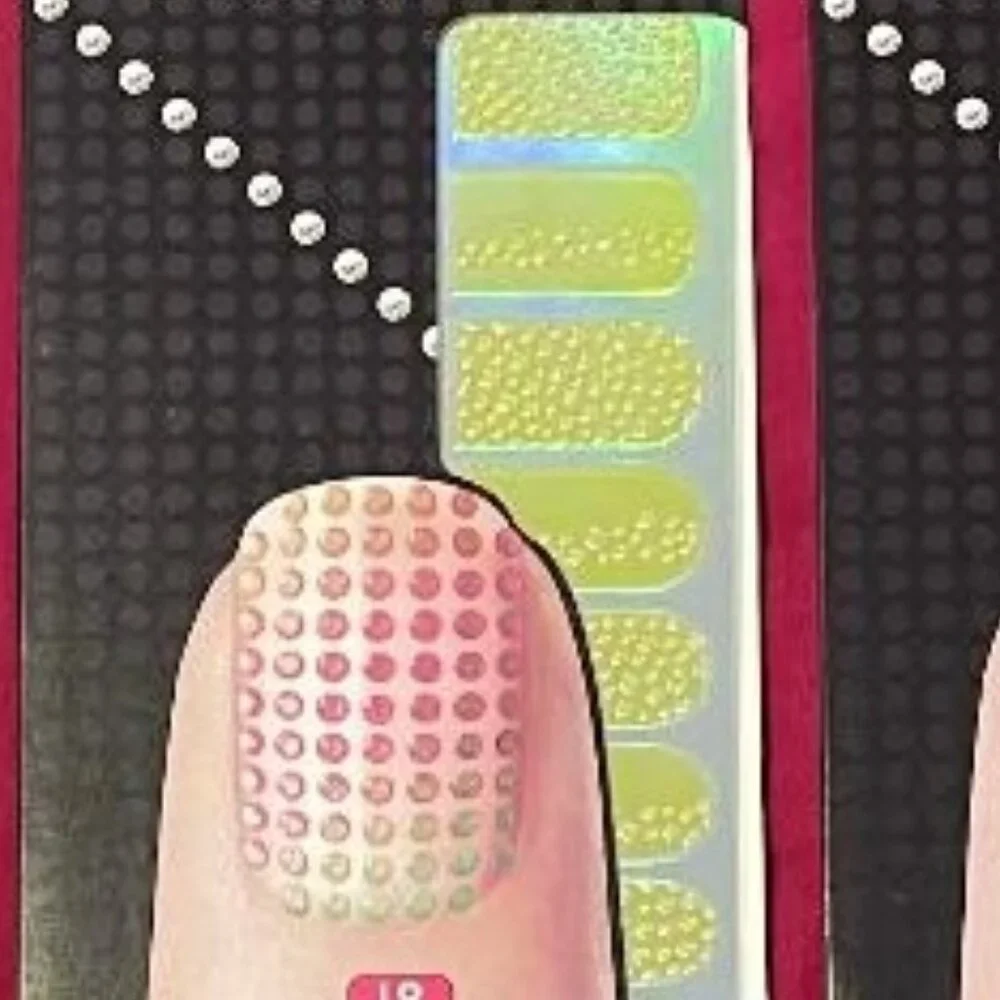 BRAND NEW ~ 3 PACKAGES OF BLING NAIL APPLIQUE WRAPS ~ 18 PIECES IN EACH PACKAGE